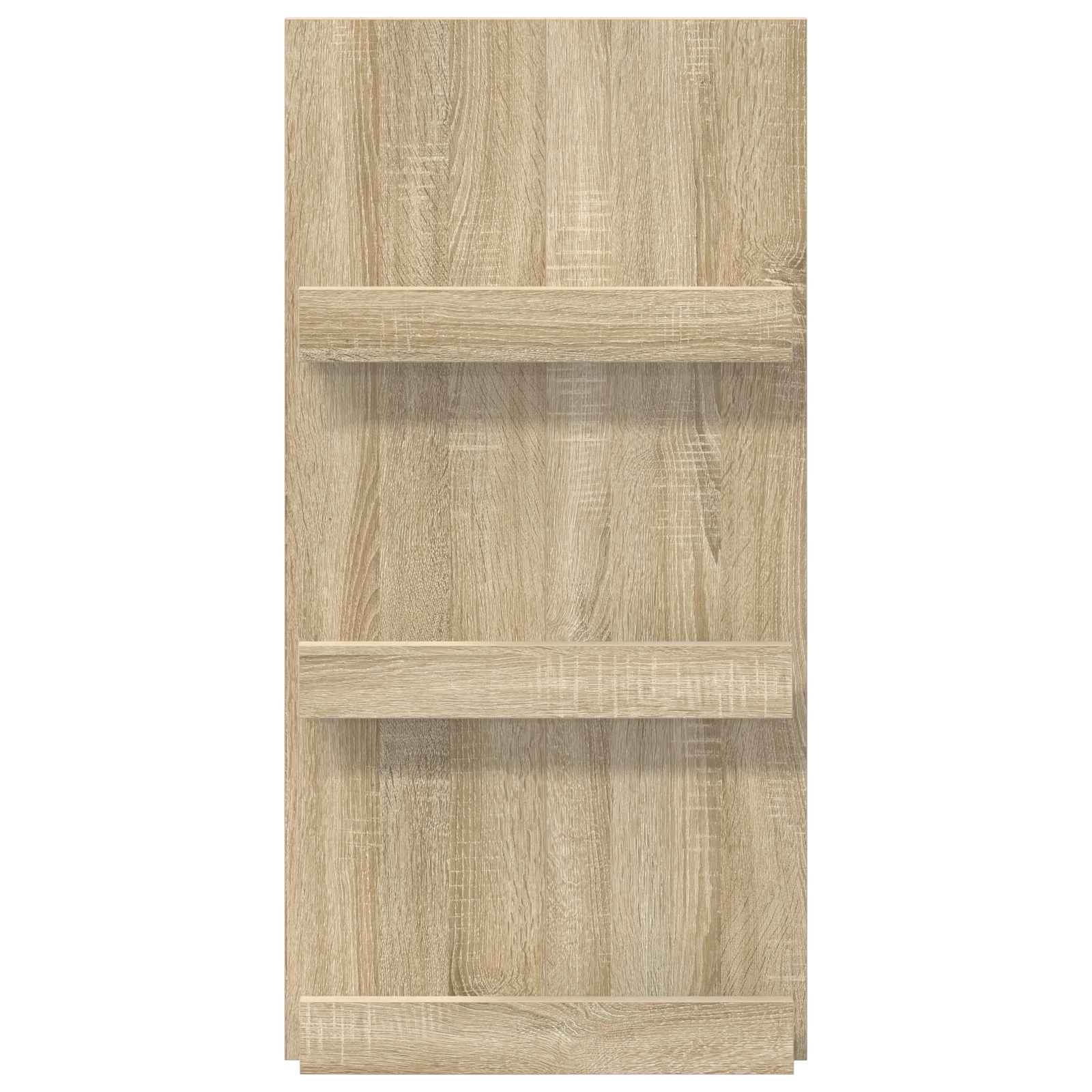 Tijdschrift Rek 51 X 11 X 102 Cm Bewerkt Hout Sonoma eiken