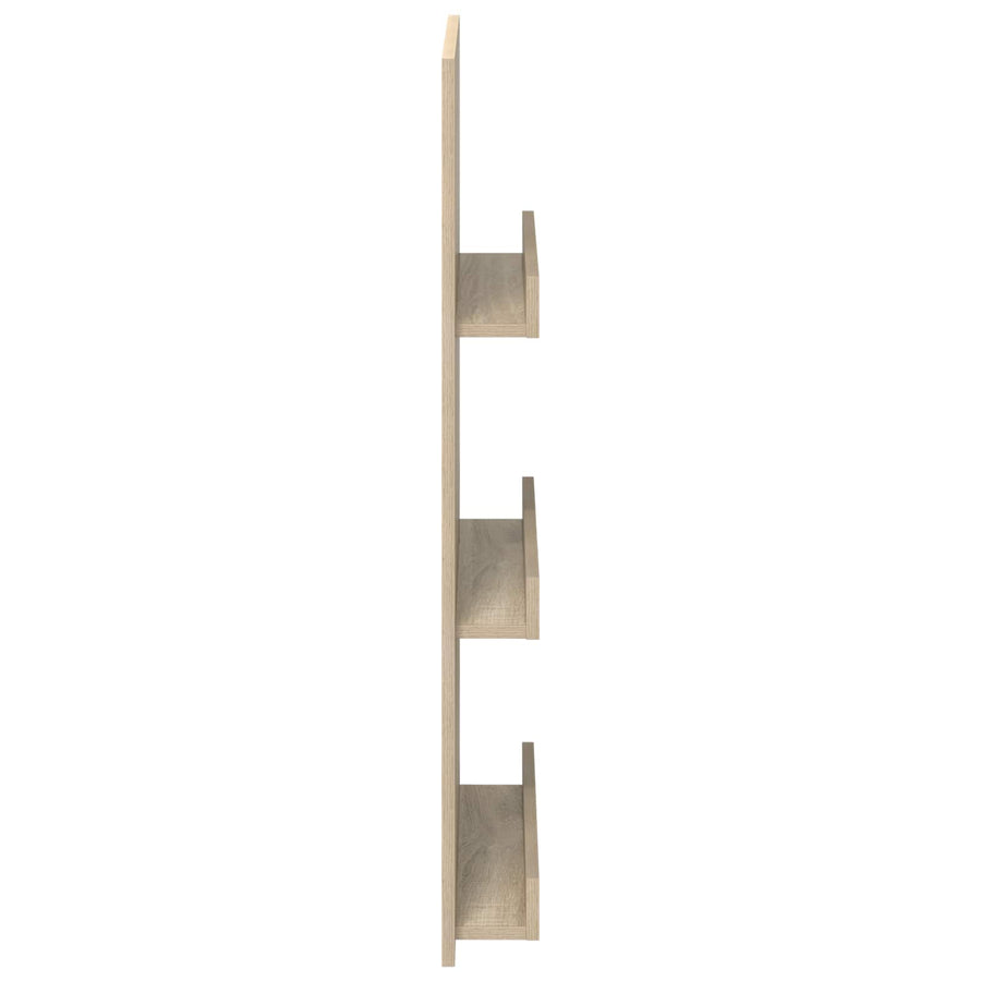 Tijdschrift Rek 51 X 11 X 102 Cm Bewerkt Hout Sonoma eiken