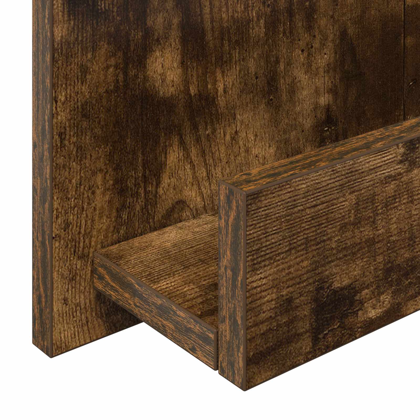 Tijdschrift Rek 51 X 11 X 102 Cm Bewerkt Hout Gerookt eiken