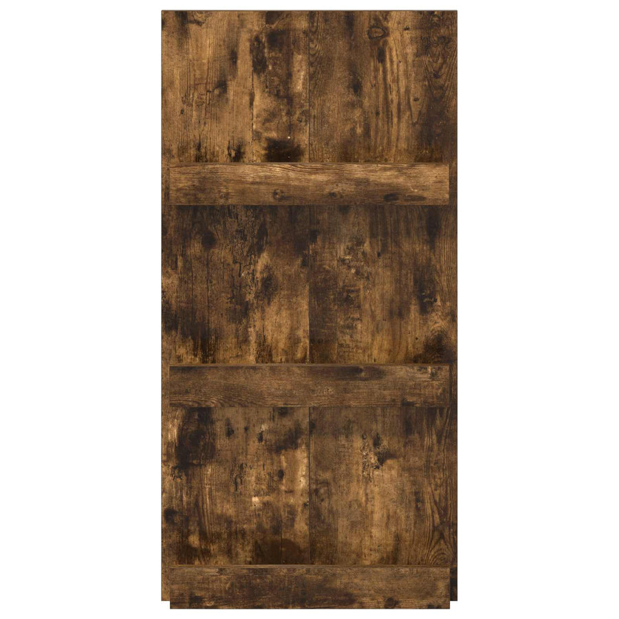 Tijdschrift Rek 51 X 11 X 102 Cm Bewerkt Hout Gerookt eiken