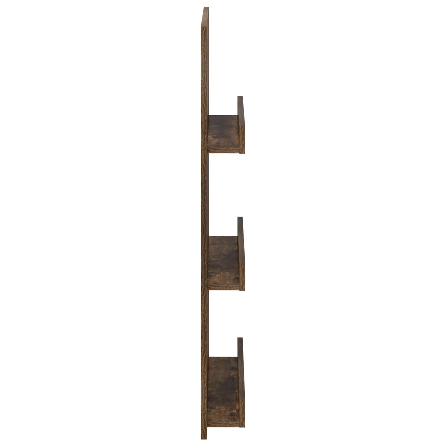 Tijdschrift Rek 51 X 11 X 102 Cm Bewerkt Hout Gerookt eiken