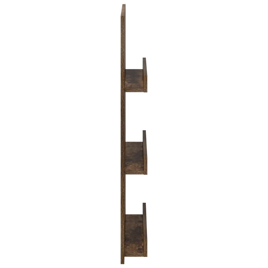 Tijdschrift Rek 51 X 11 X 102 Cm Bewerkt Hout Gerookt eiken