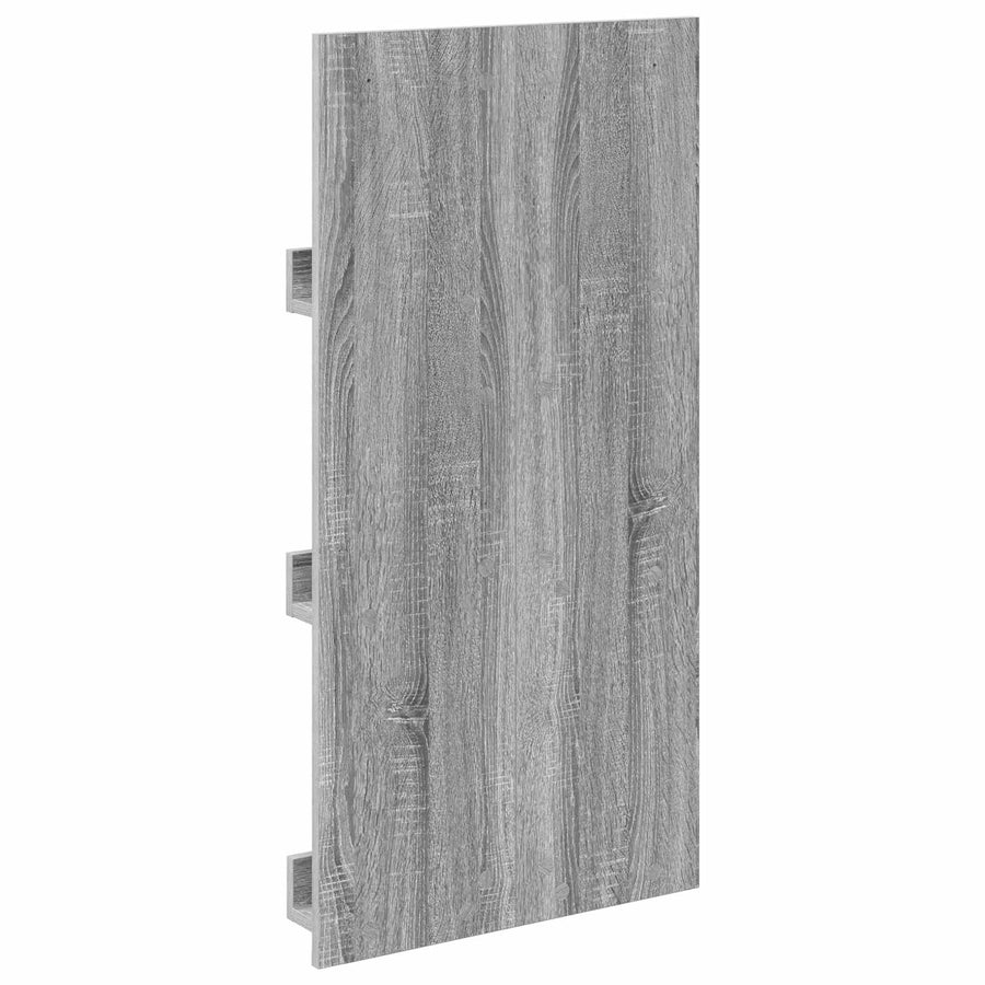 Tijdschrift Rek 51 X 11 X 102 Cm Bewerkt Hout Grijs sonoma