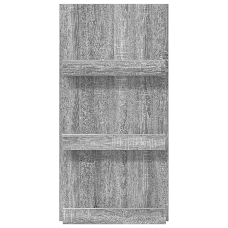 Tijdschrift Rek 51 X 11 X 102 Cm Bewerkt Hout Grijs sonoma