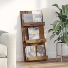 Tijdschriftrek 51x11x102 cm bewerkt hout