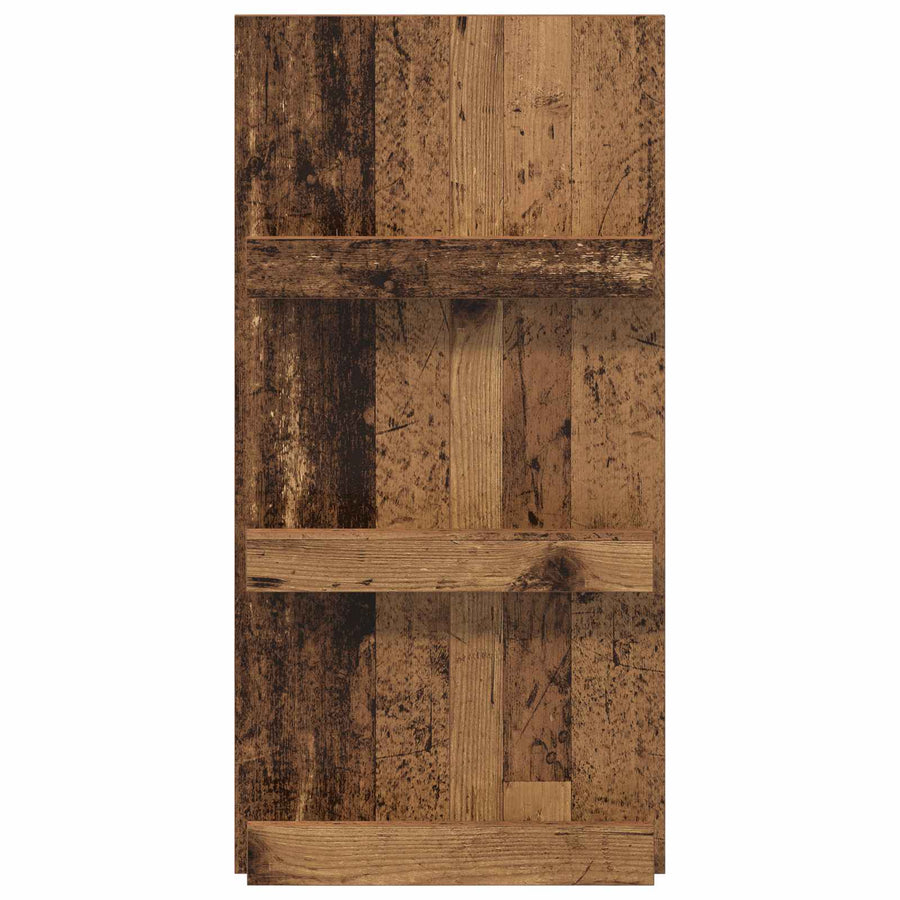 Tijdschrift Rek Met Plank Oudhout 51 X 11 X 102 Cm Bewerkt Hout Oud hout