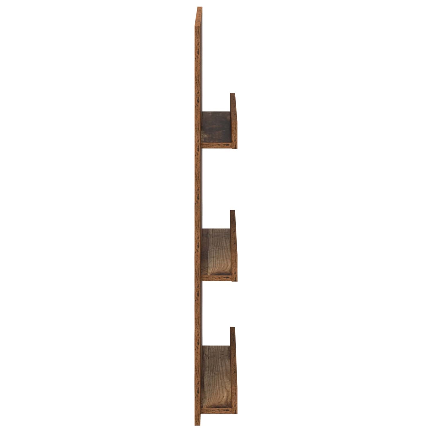 Tijdschrift Rek Met Plank Oudhout 51 X 11 X 102 Cm Bewerkt Hout Oud hout