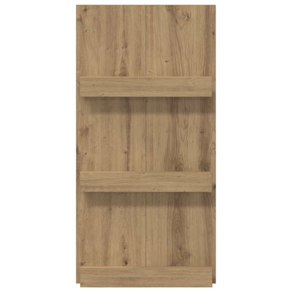 Tijdschrift Rek Artisan Eiken 51 X 11 X 102 Cm Bewerkt Hout artisanaal eikenkleurig