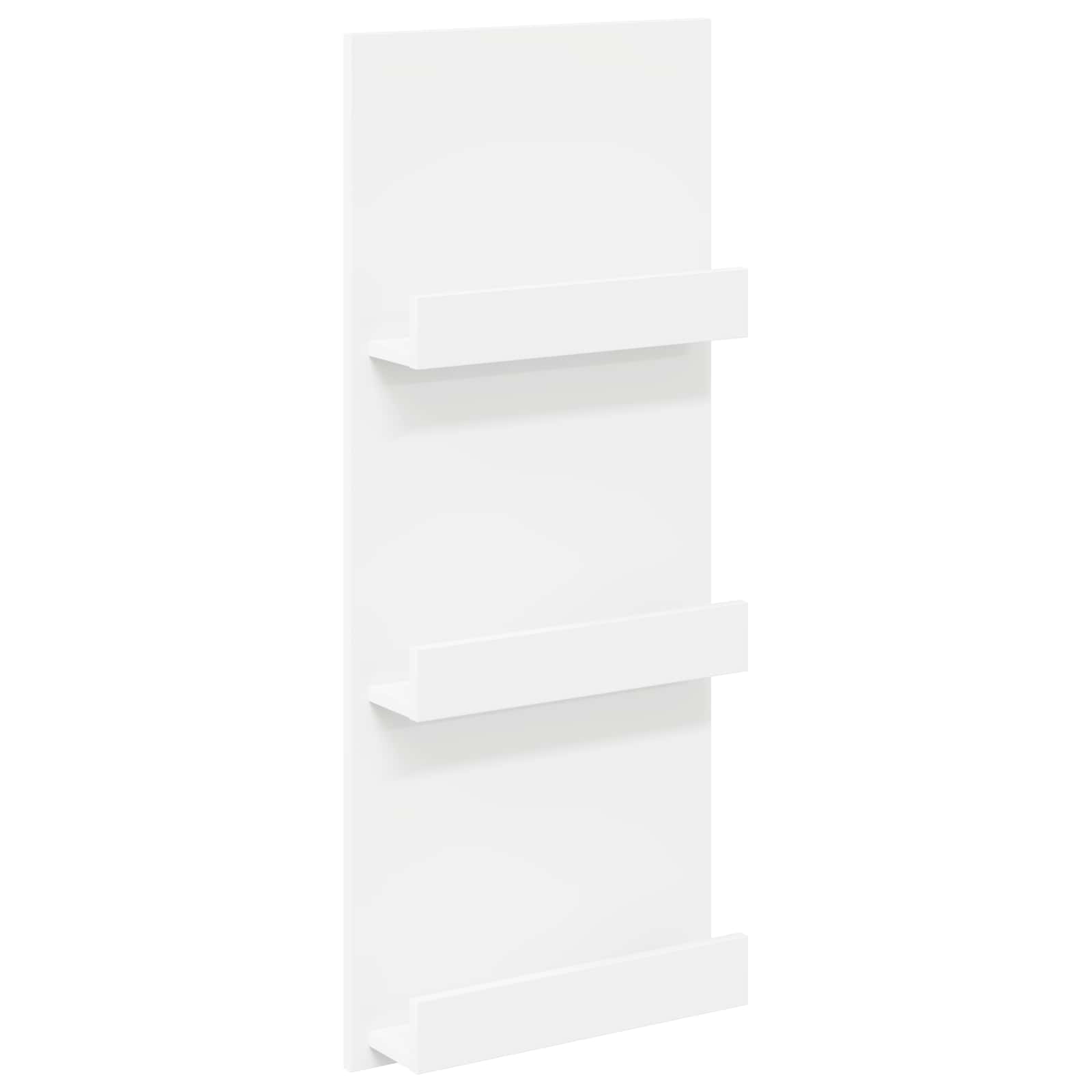 Tijdschrift Rek Met Plank Wit 51 X 11 X 102 Cm Bewerkt Hout