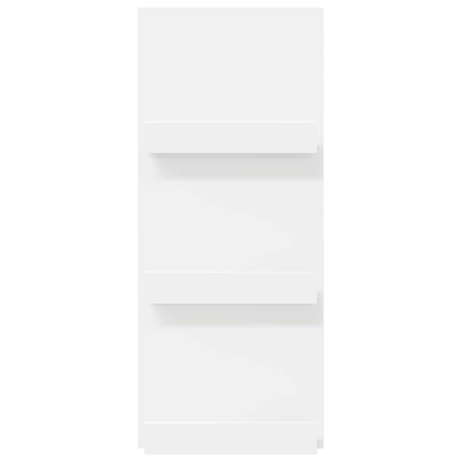 Tijdschrift Rek Met Plank Wit 51 X 11 X 102 Cm Bewerkt Hout
