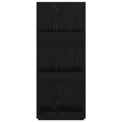 Tijdschrift Rek 51 X 11 X 102 Cm Bewerkt Hout Zwart eiken