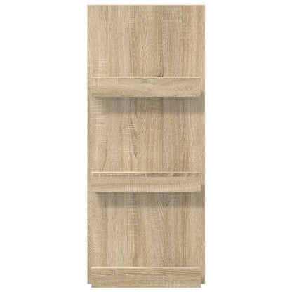Tijdschrift Rek 51 X 11 X 102 Cm Bewerkt Hout Sonoma eiken