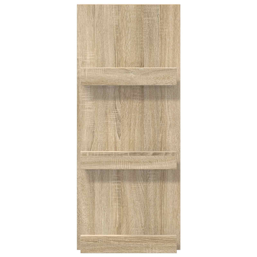 Tijdschrift Rek 51 X 11 X 102 Cm Bewerkt Hout Sonoma eiken