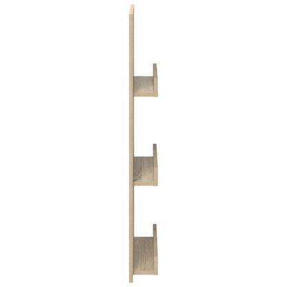 Tijdschrift Rek 51 X 11 X 102 Cm Bewerkt Hout Sonoma eiken