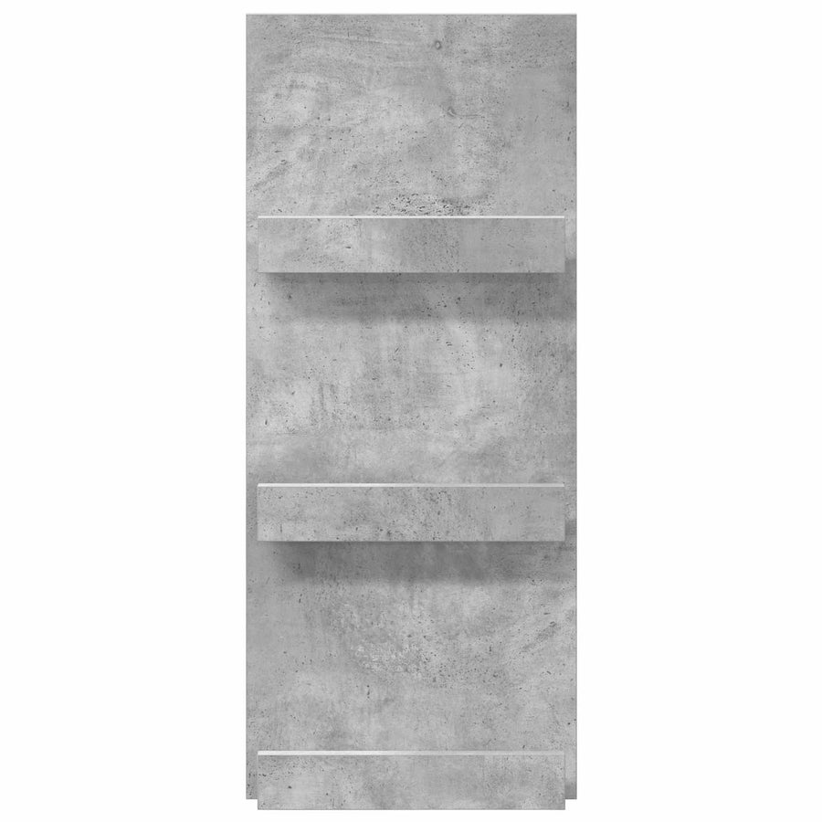 Tijdschrift Rek Beton Grijs 51 X 11 X 102 Cm Bewerkt Hout Betongrijs
