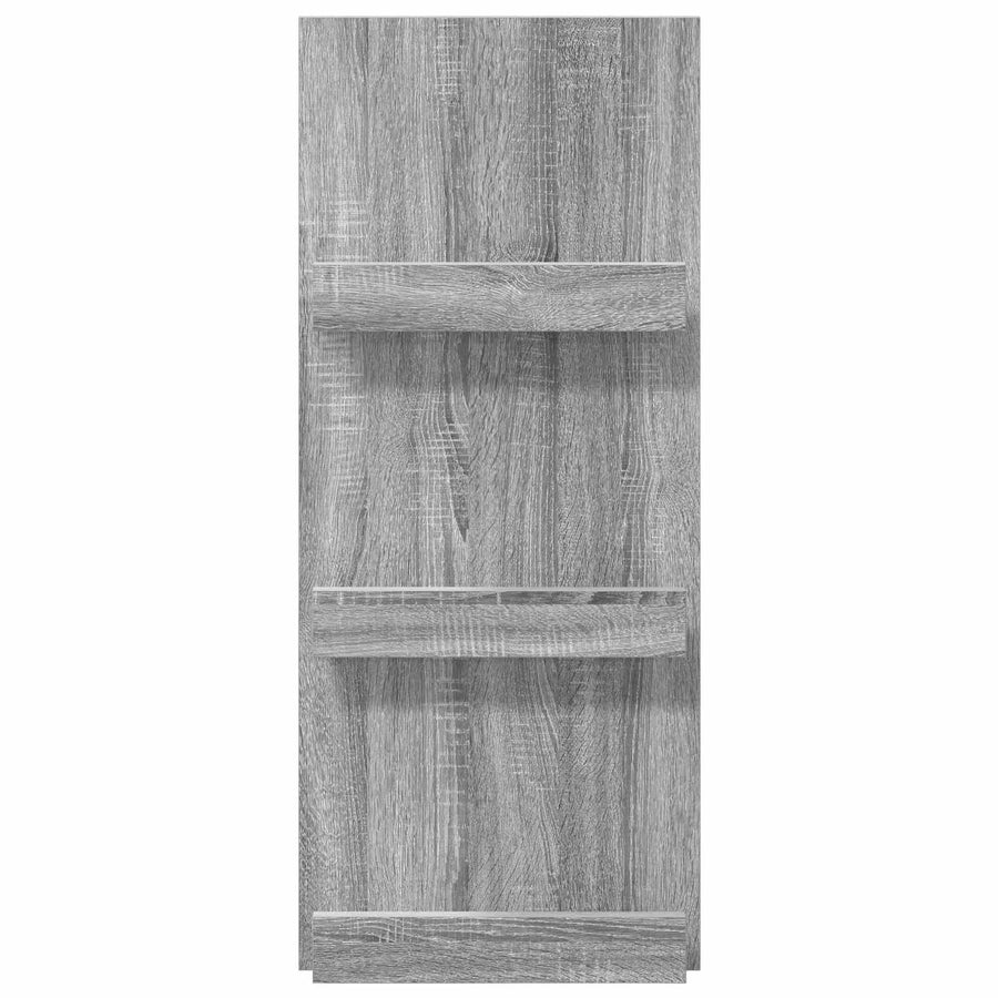 Tijdschrift Rek 51 X 11 X 102 Cm Bewerkt Hout Grijs sonoma