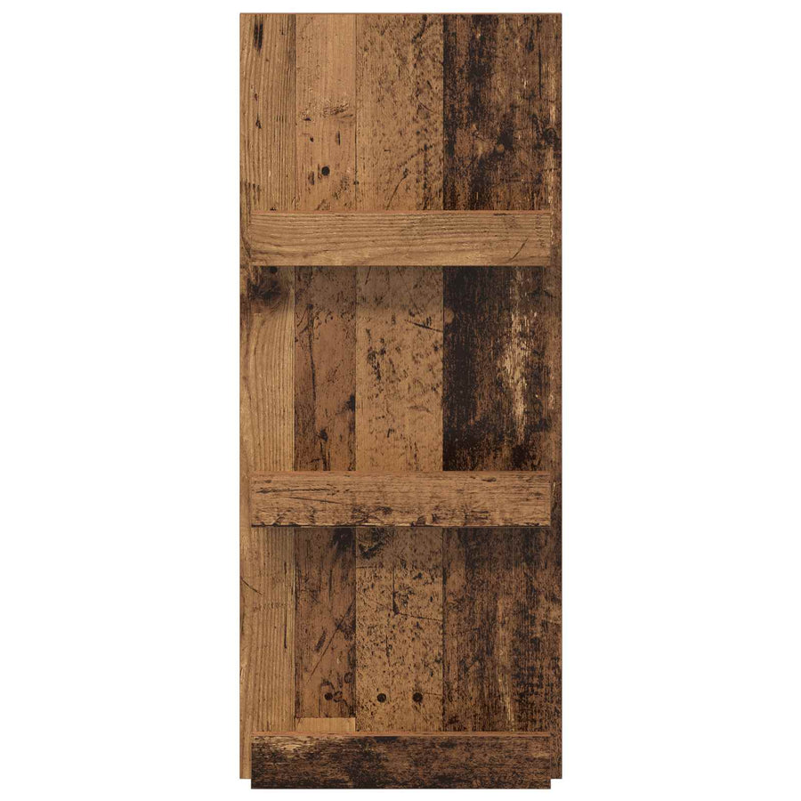 Tijdschrift Rek Met Plank Oudhout 51 X 11 X 102 Cm Bewerkt Hout Oud hout