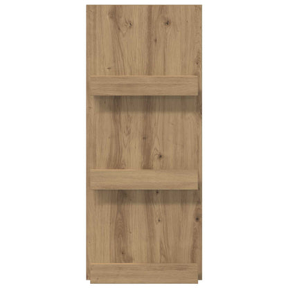 Tijdschrift Rek Artisan Eiken 51 X 11 X 102 Cm Bewerkt Hout artisanaal eikenkleurig