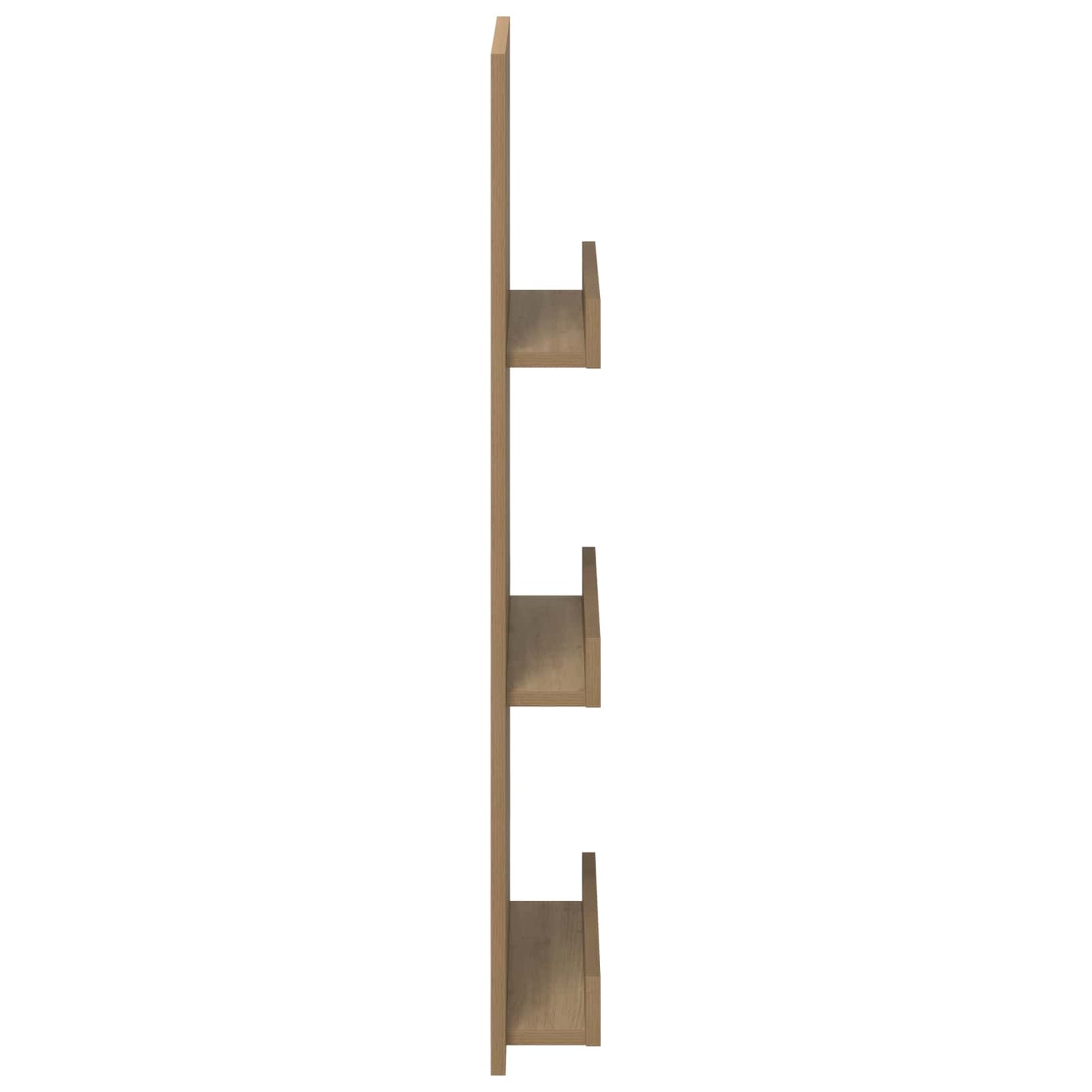 Tijdschrift Rek Artisan Eiken 51 X 11 X 102 Cm Bewerkt Hout artisanaal eikenkleurig
