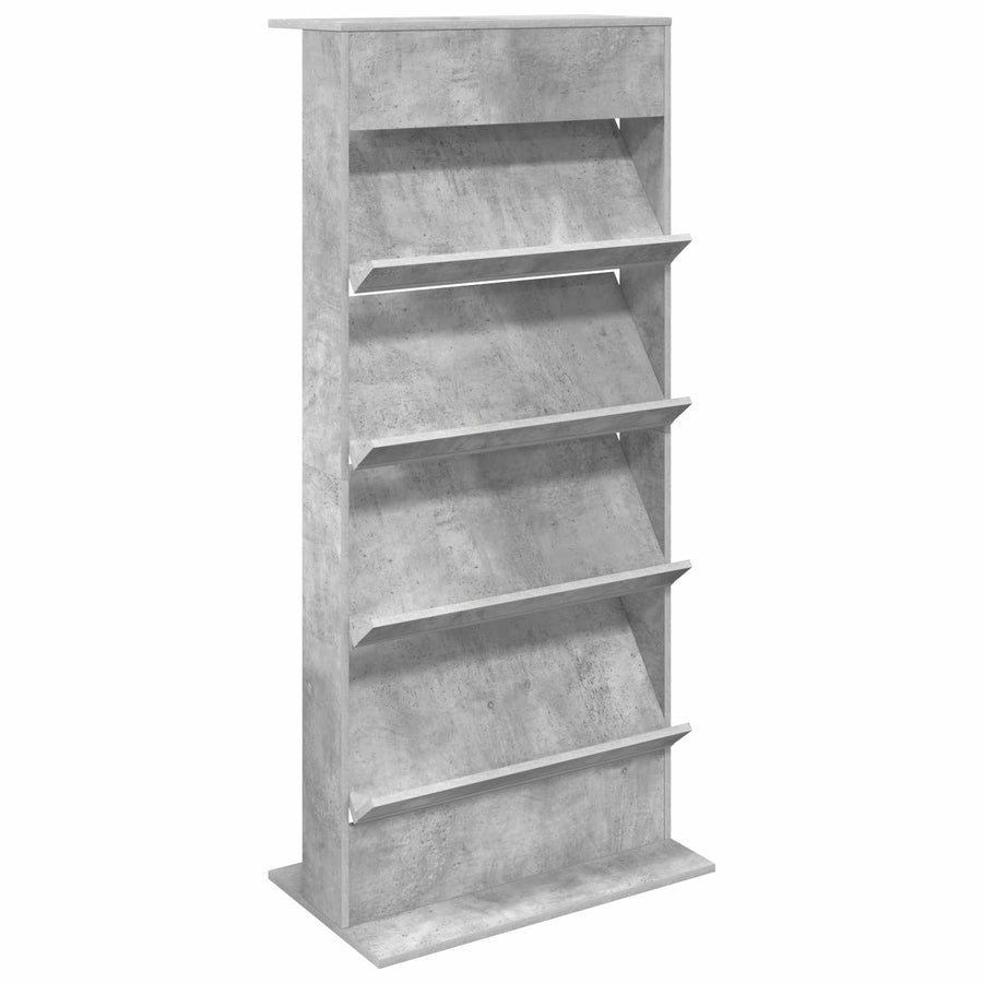 Tijdschrift Rek Beton Grijs Bewerkt Hout Betongrijs