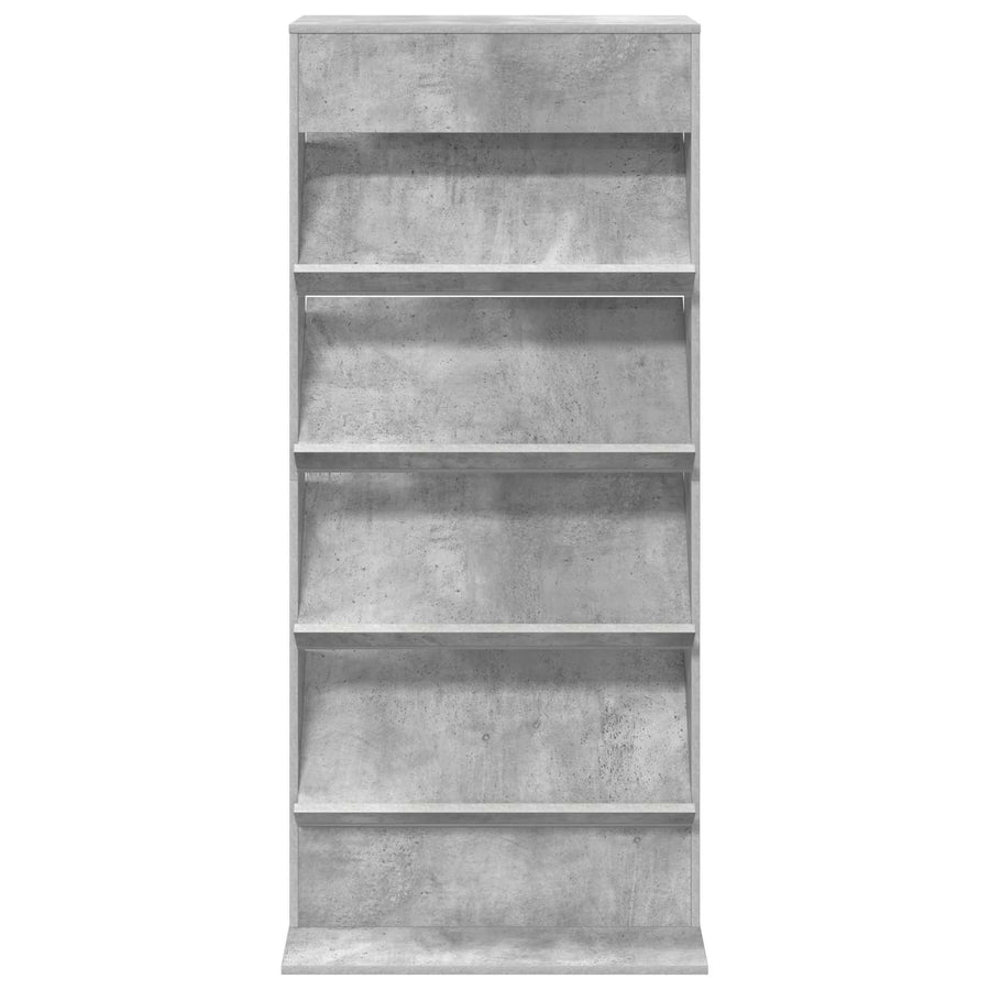 Tijdschrift Rek Beton Grijs Bewerkt Hout Betongrijs