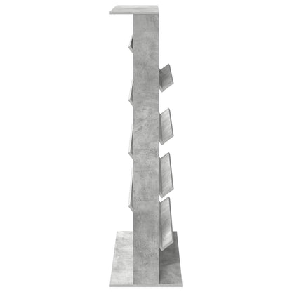 Tijdschrift Rek Beton Grijs Bewerkt Hout Betongrijs