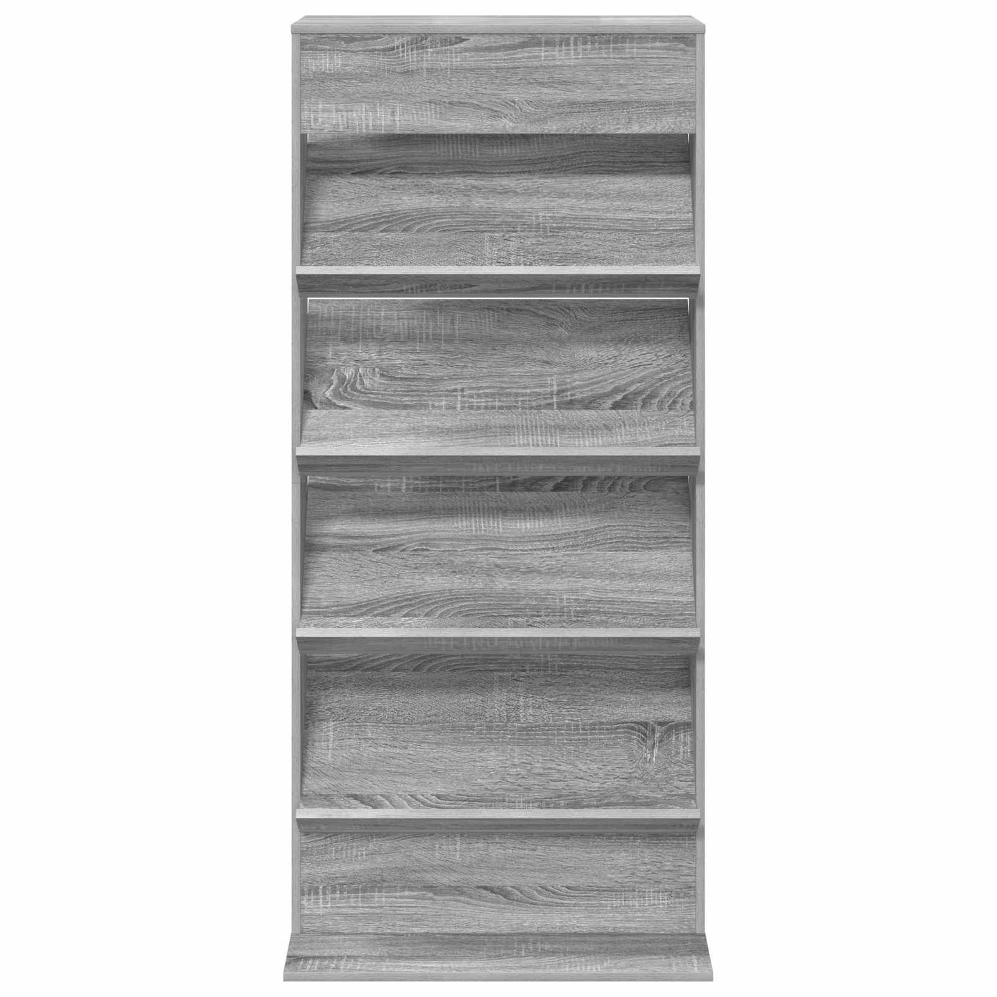 Tijdschrift Rek Bewerkt Hout Grijs sonoma