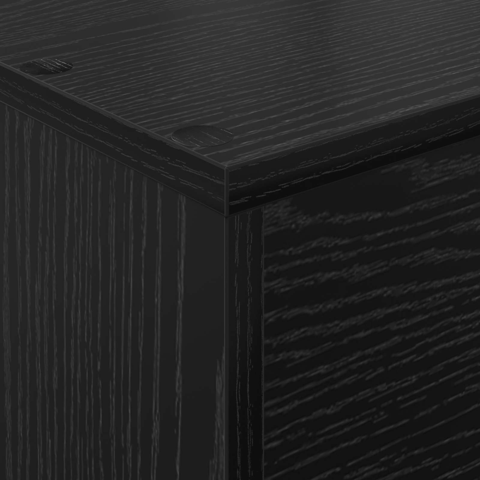 Tijdschrift Rek Zwart Eiken 70 x 41 x 126 cm Bewerkt hout