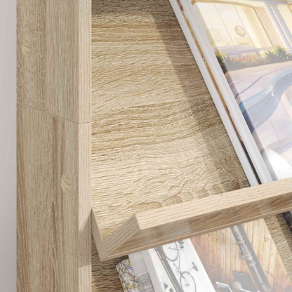 Tijdschrift Rek Sonoma Eiken 70 x 41 x 126 cm Bewerkt hout