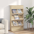 Tijdschriftenrek Sonoma eiken 70x41x126 cm