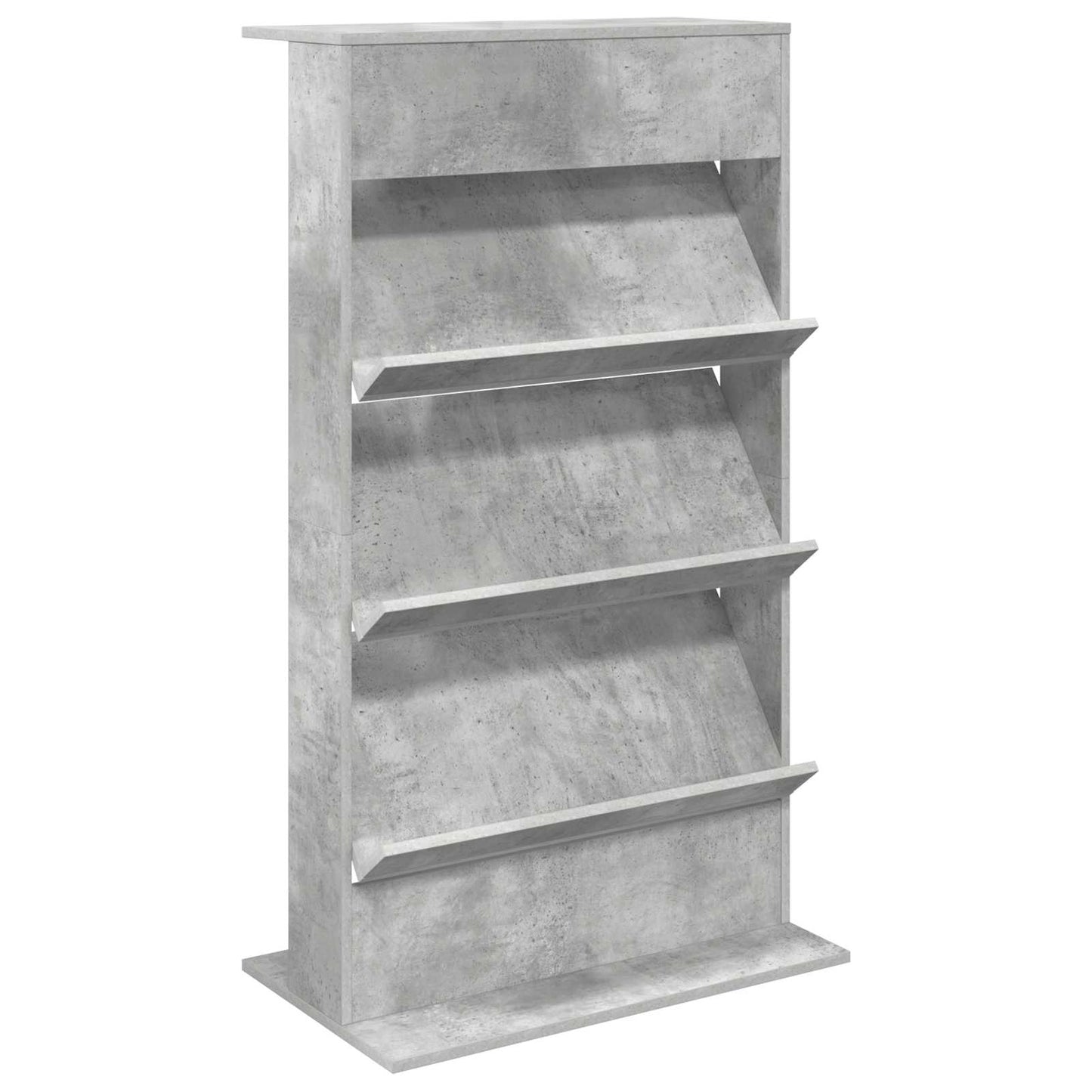 Tijdschrift Rek Beton Grijs 70 x 41 x 126 cm Bewerkt hout