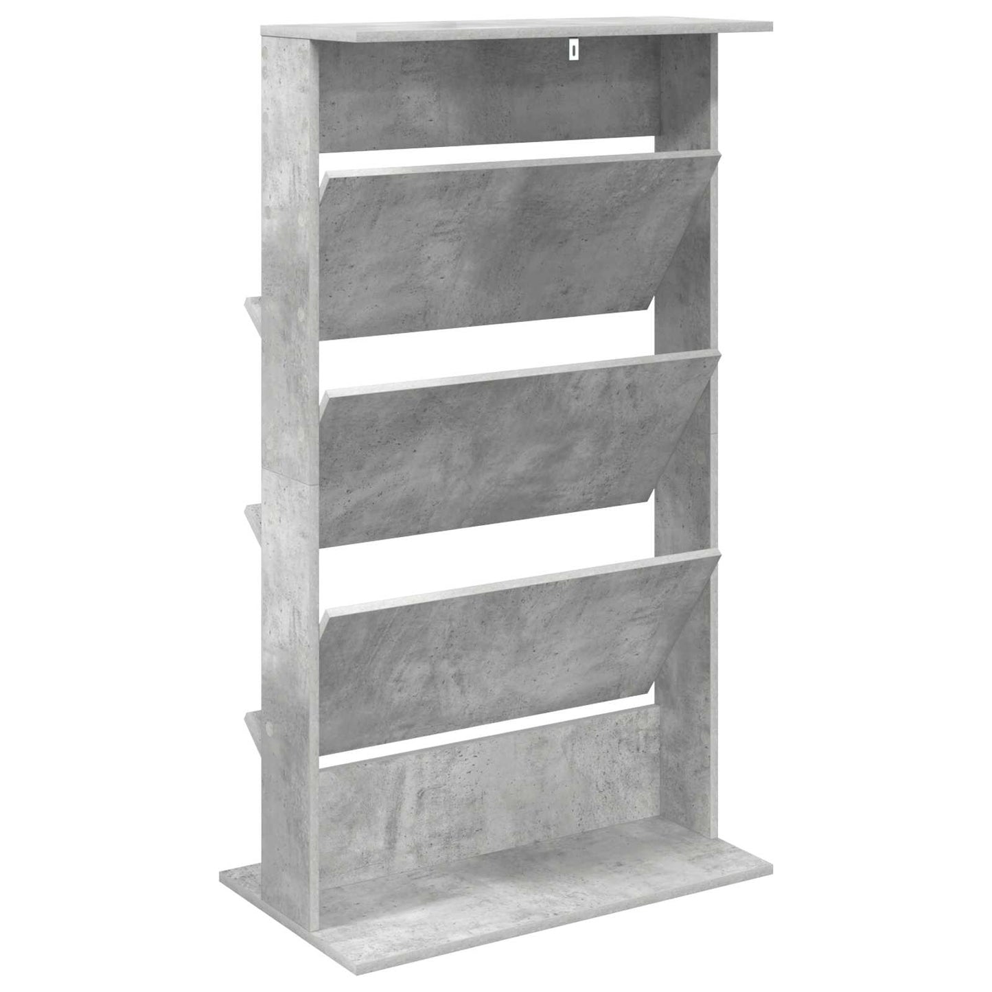 Tijdschrift Rek Beton Grijs 70 x 41 x 126 cm Bewerkt hout