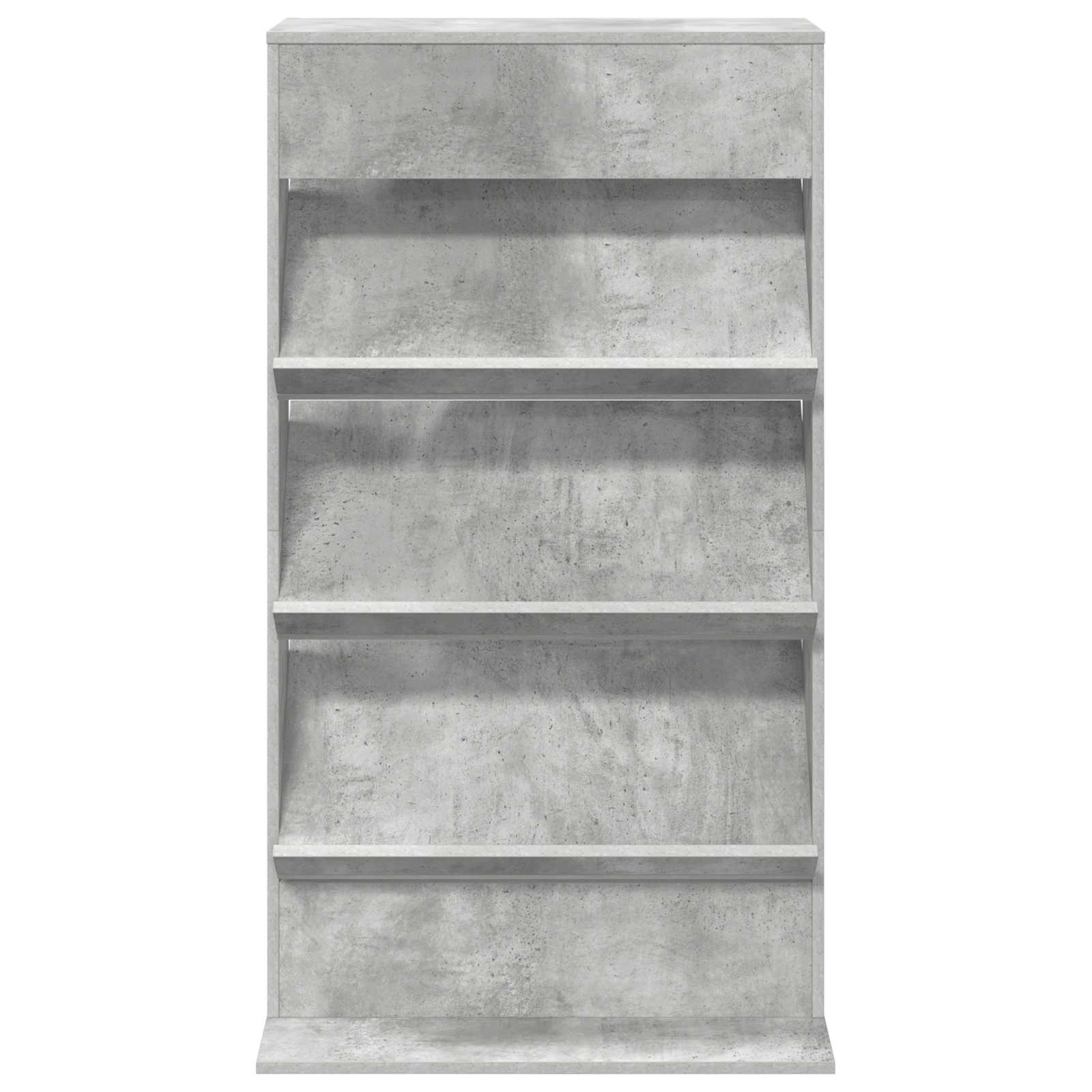 Tijdschrift Rek Beton Grijs 70 x 41 x 126 cm Bewerkt hout