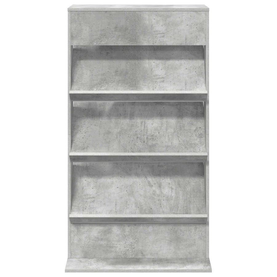 Tijdschrift Rek Beton Grijs 70 x 41 x 126 cm Bewerkt hout