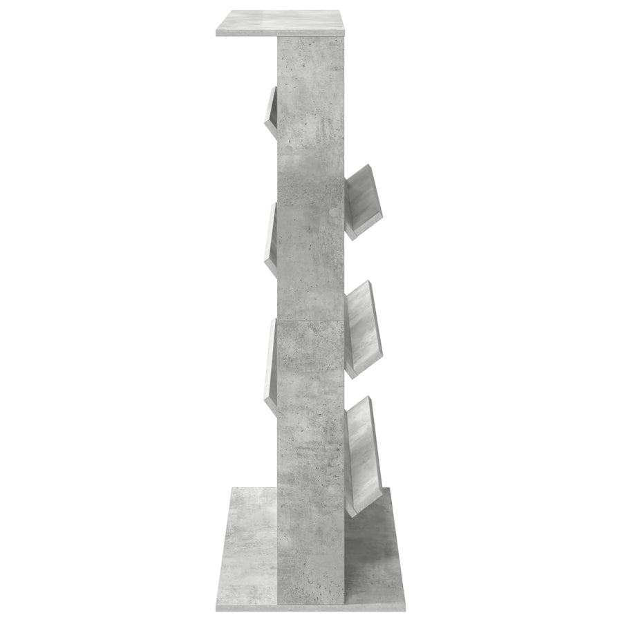 Tijdschrift Rek Beton Grijs 70 x 41 x 126 cm Bewerkt hout