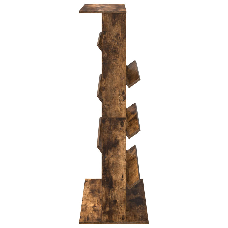 Tijdschrift Rek Gerookt eiken 70 x 41 x 126 cm Bewerkt hout