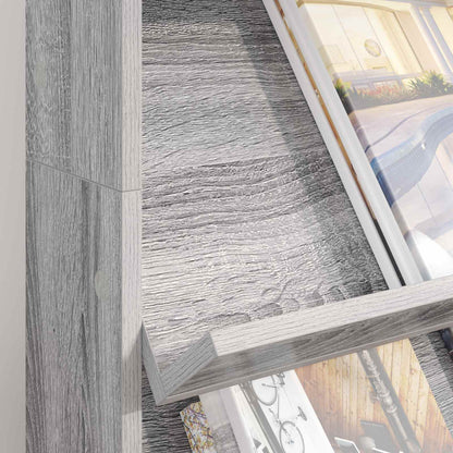 Tijdschrift Rek Grijs Sonoma 70 x 41 x 126 cm Bewerkt hout