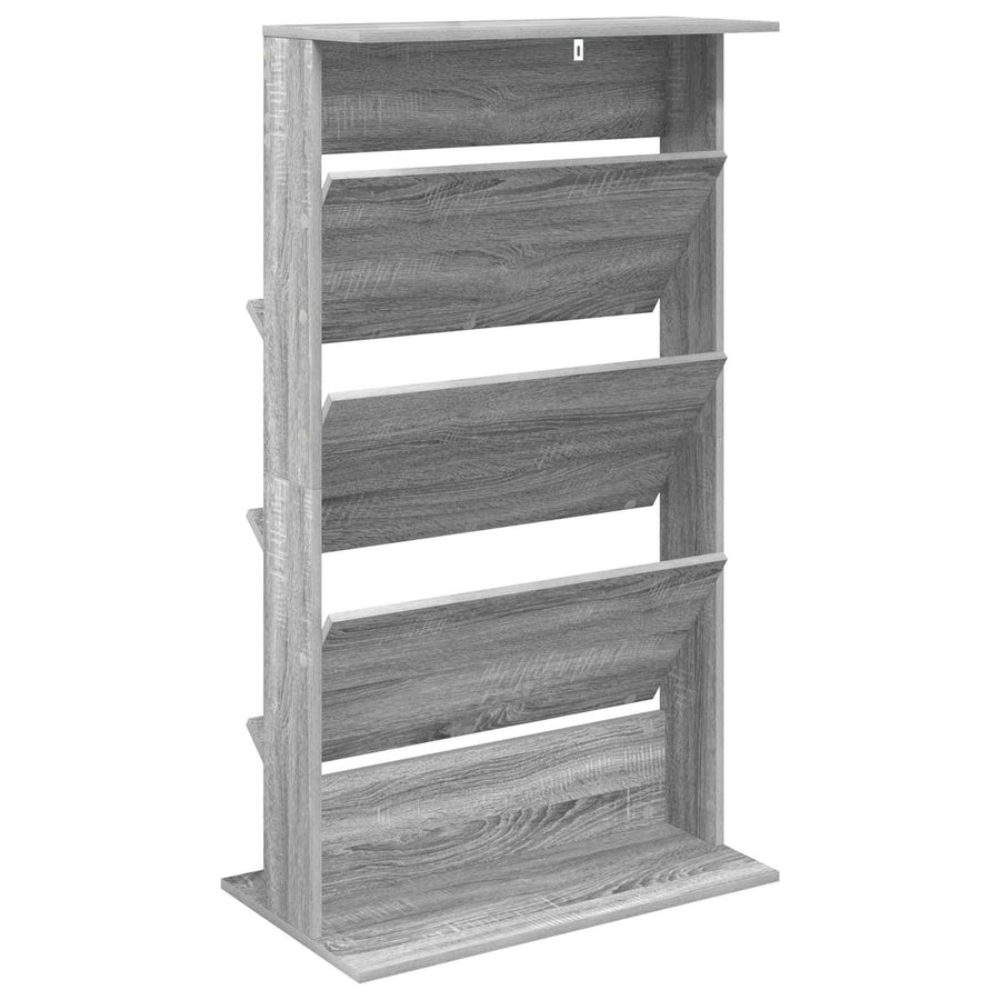 Tijdschrift Rek Grijs Sonoma 70 x 41 x 126 cm Bewerkt hout