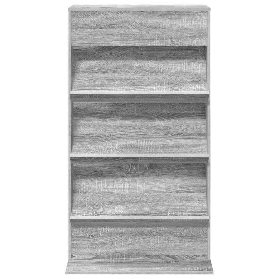 Tijdschrift Rek Grijs Sonoma 70 x 41 x 126 cm Bewerkt hout