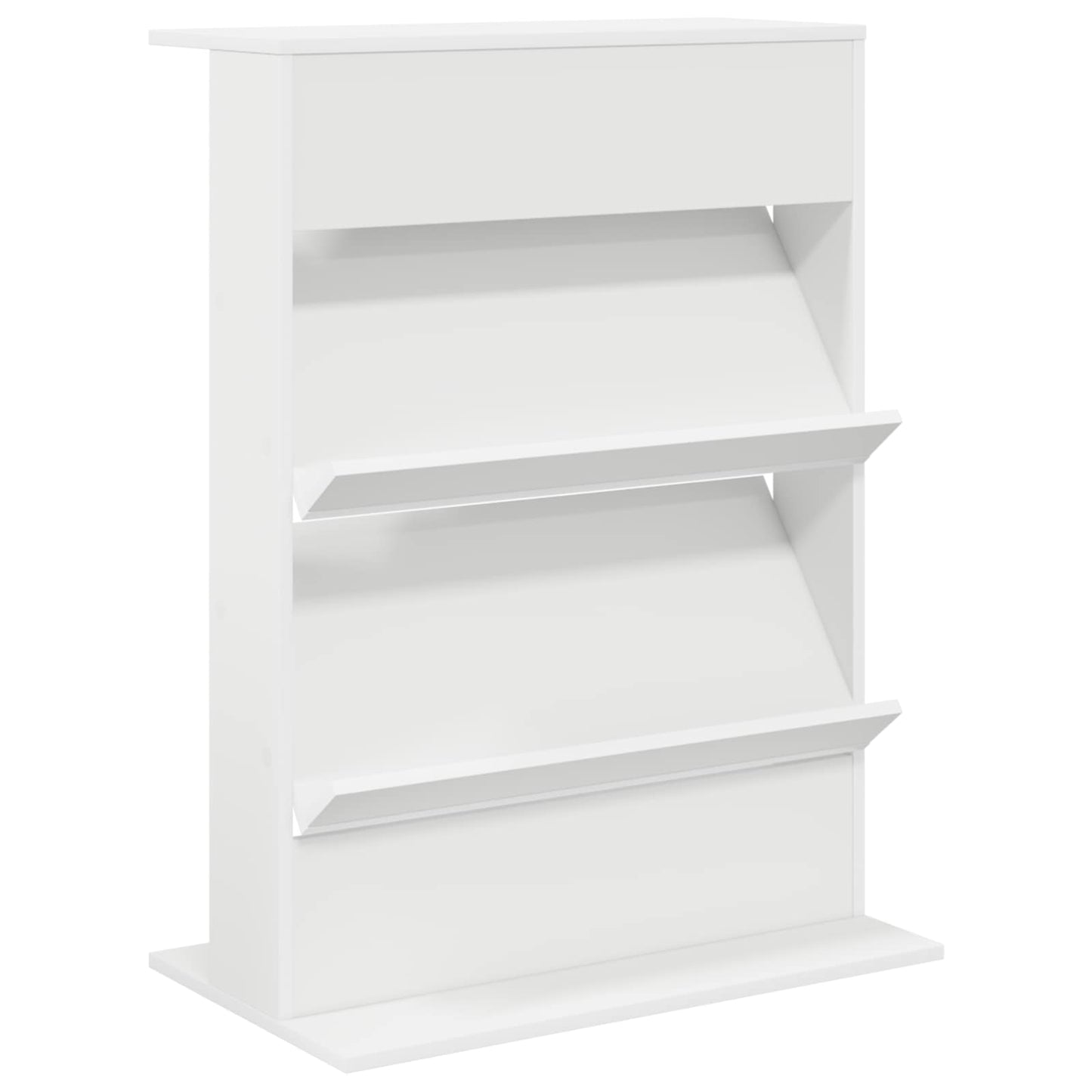Tijdschrift Rek Met Plank Wit 70 X 41 X 96 Cm Bewerkt Hout