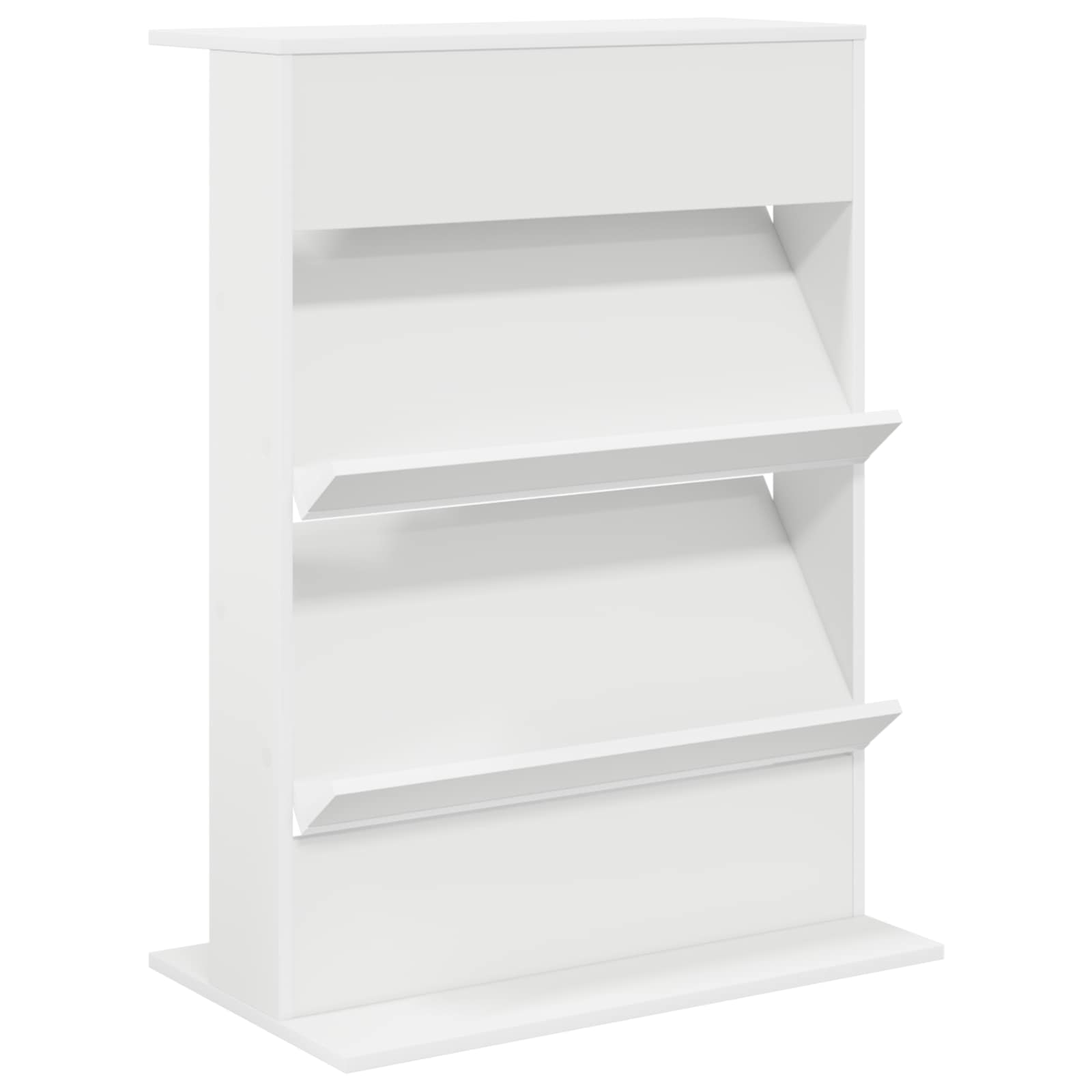 Tijdschrift Rek Met Plank Wit 70 X 41 X 96 Cm Bewerkt Hout