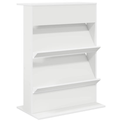 Tijdschrift Rek Met Plank Wit 70 X 41 X 96 Cm Bewerkt Hout