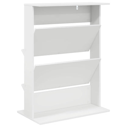 Tijdschrift Rek Met Plank Wit 70 X 41 X 96 Cm Bewerkt Hout