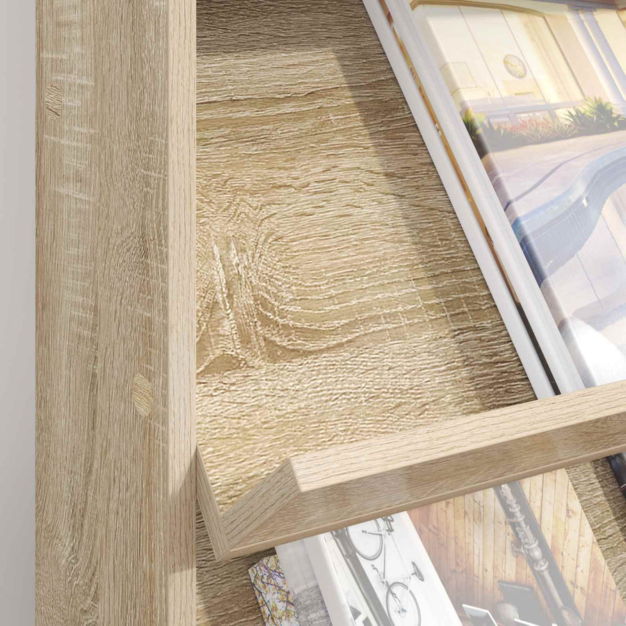 Tijdschrift Rek Sonoma Eiken 70 x 41 x 96 cm Bewerkt hout