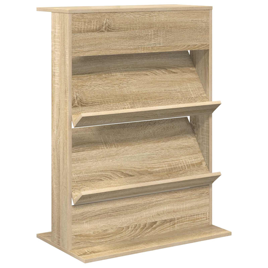 Tijdschrift Rek Sonoma Eiken 70 x 41 x 96 cm Bewerkt hout