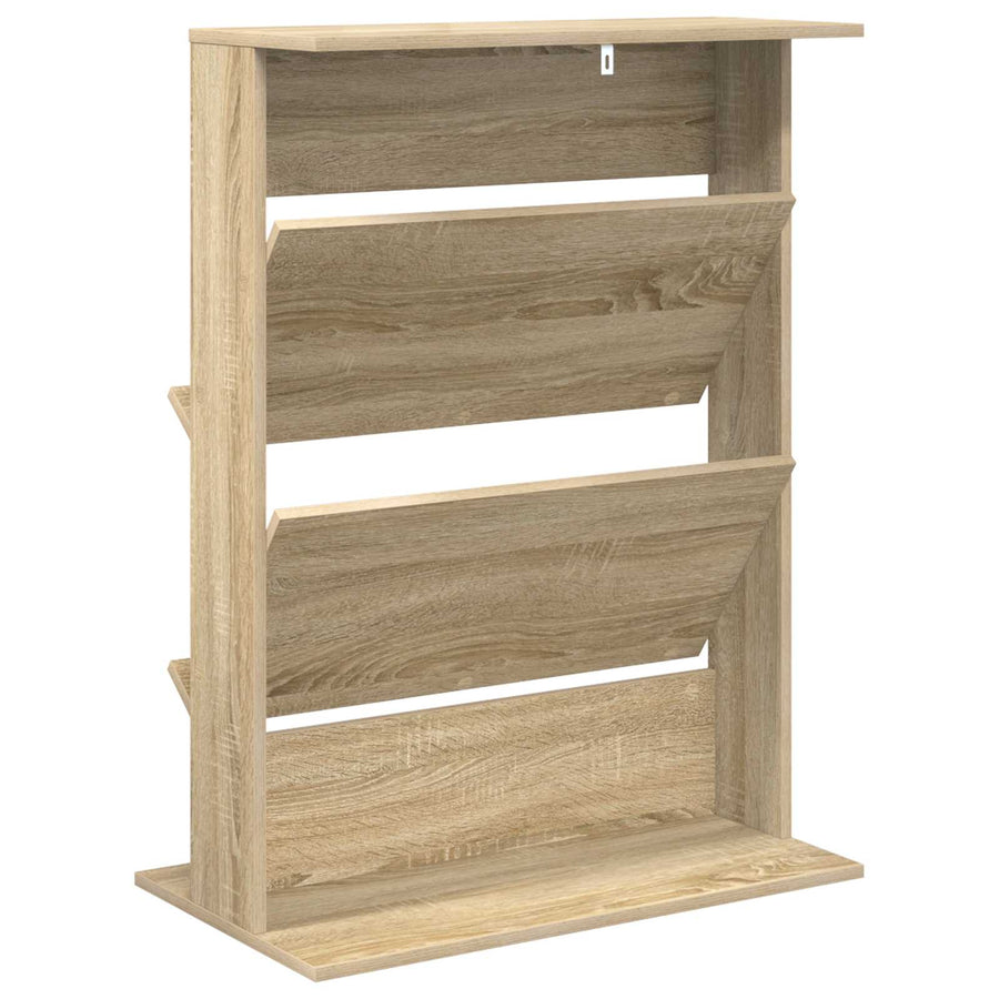Tijdschrift Rek Sonoma Eiken 70 x 41 x 96 cm Bewerkt hout