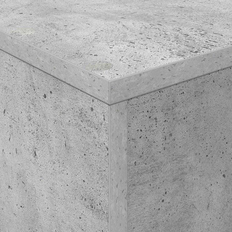 Tijdschrift Rek Beton Grijs 70 x 41 x 96 cm Bewerkt hout