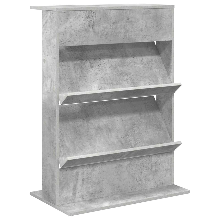 Tijdschrift Rek Beton Grijs 70 x 41 x 96 cm Bewerkt hout