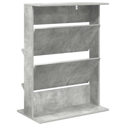 Tijdschrift Rek Beton Grijs 70 x 41 x 96 cm Bewerkt hout