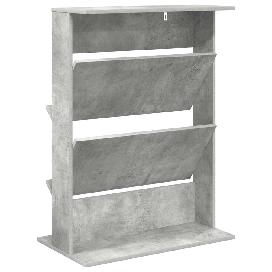 Tijdschrift Rek Beton Grijs 70 x 41 x 96 cm Bewerkt hout